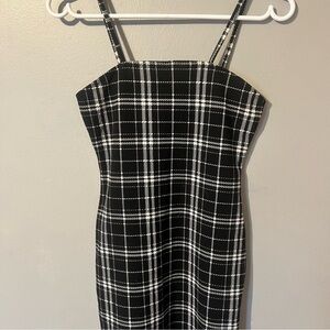 SHEIN Black and White Mini Dress